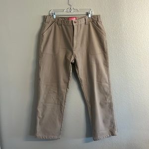Coleman khaki pants lined Sz 38 x30 outdoor